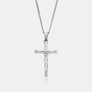 🌙  C669 CRAFTD 18K plated stainless steel necklace and crucifix